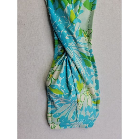 LILLY PULITZER "Keene" Bandeau Convertible Bikini Top Size Small No Straps - Picture 3 of 11